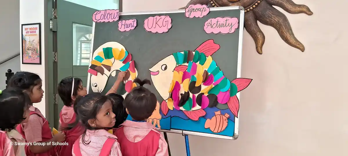 🌈🕵️‍♂️ Colour Detectives Day at Swamy's Brindaven! 🎨✨